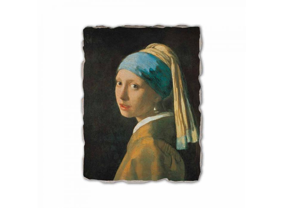 Affresco riproduzione Vermeer “Fanciulla con Turbante” 1665