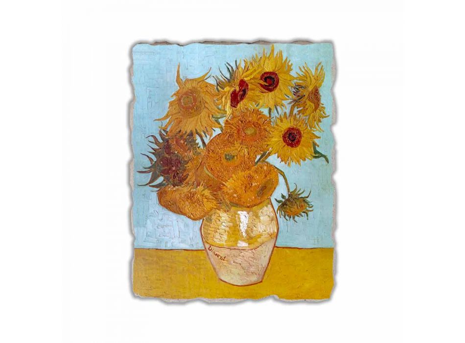 Affresco riproduzione Vincent Van Gogh “Vaso di Girasoli”