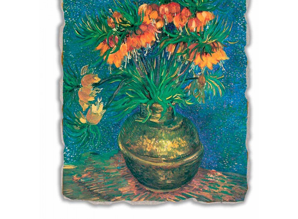 Affresco Vincent Van Gogh “Natura Morta con Fritillarie” 1887 Viadurini