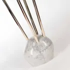 Appendiabiti da terra con base in marmo di design Zak Viadurini