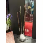 Appendiabiti da terra con base in marmo di design Zak Viadurini