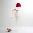 Appendiabiti da terra design moderno trasparente Cactus, made in Italy Viadurini