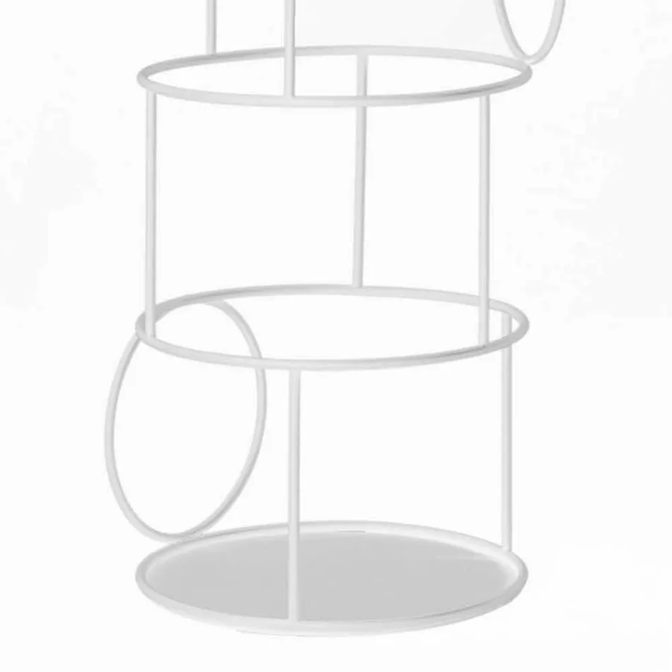 Appendiabiti da Terra di Design in Acciaio Colorato Made in Italy - Vituzzo Viadurini