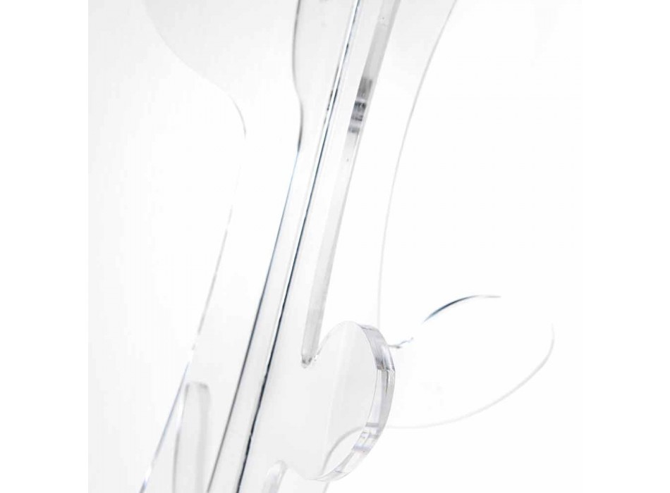Appendiabiti da Terra in Plexiglass Trasparente Design da Ingresso - Alibi Viadurini