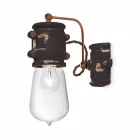 Applique a faretto stile urban in ceramica artigianale Beth Ferroluce Viadurini