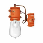 Applique a faretto stile urban in ceramica artigianale Beth Ferroluce Viadurini