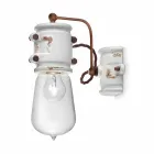 Applique a faretto stile urban in ceramica artigianale Beth Ferroluce Viadurini