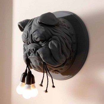 Applique a Muro a 3 Luci in Ceramica Grigia o Bianca Design Moderno - Dogbull