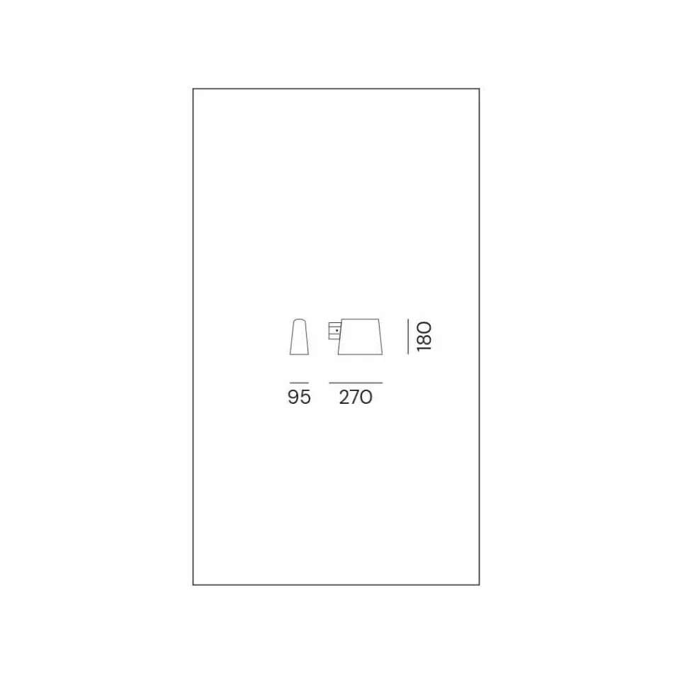 Applique a Muro da Esterno in Metallo Marrone Antico - Saint Tropez by Il Fanale Viadurini