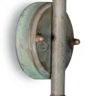 Applique da Esterno in Ottone, Vetro Trasparente e IP44 - Elfico Viadurini