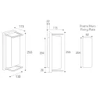 Applique da Esterno in Ottone Vintage, E27 e Luce Elegante - Cristallo Viadurini