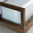 Applique da Esterno in Ottone Vintage, E27 e Luce Elegante - Cristallo Viadurini