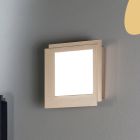 Applique da Parete a LED in Metallo con Diffusore in Acrilico - Giovanni Viadurini
