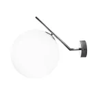 Applique da Parete Artigianale in Vetro Veneziano Soffiato a Mano - Neve Viadurini