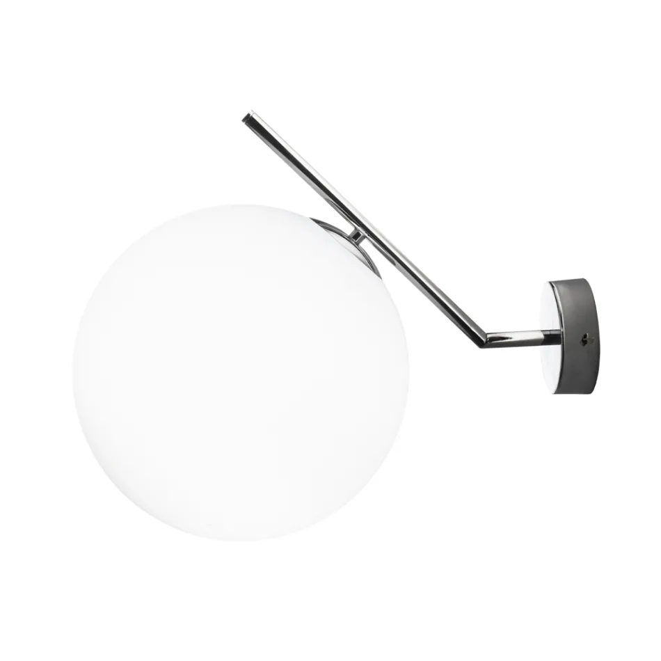 Applique da Parete Artigianale in Vetro Veneziano Soffiato a Mano - Neve Viadurini