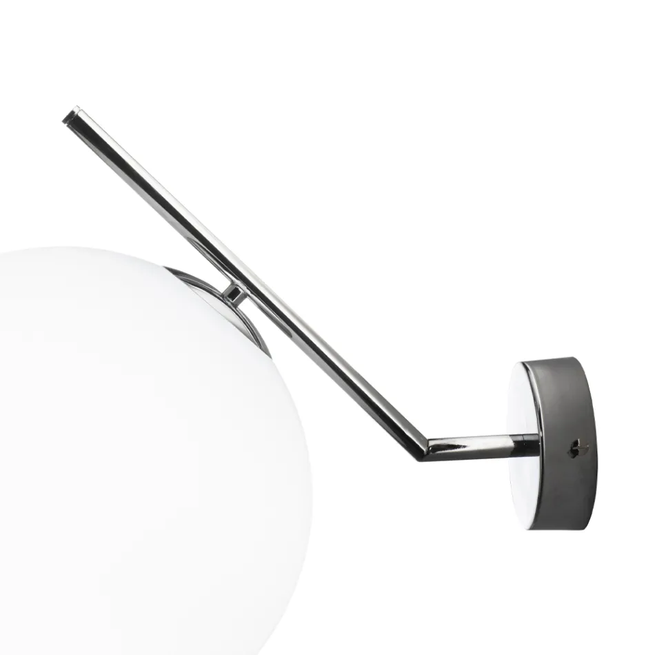 Applique da Parete Artigianale in Vetro Veneziano Soffiato a Mano - Neve Viadurini