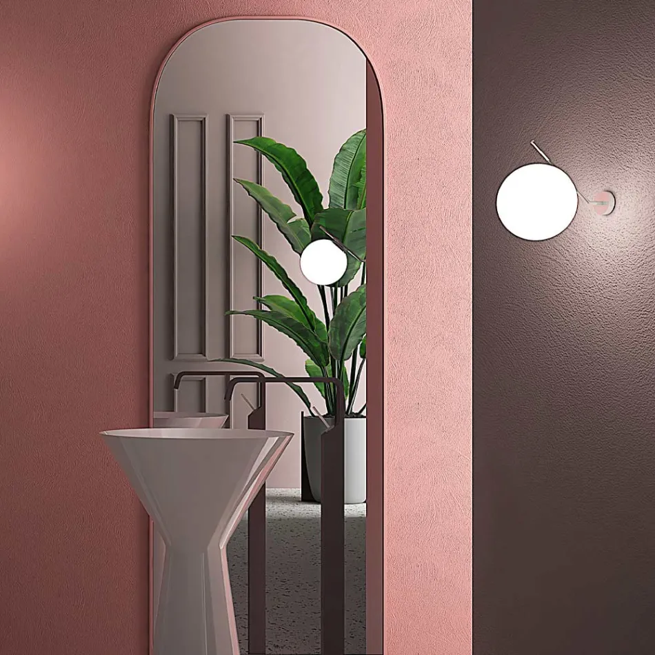 Applique da Parete Artigianale in Vetro Veneziano Soffiato a Mano - Neve Viadurini