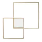 Applique da Parete in Metallo Verniciato Oro con LED Moderna - Formale Viadurini