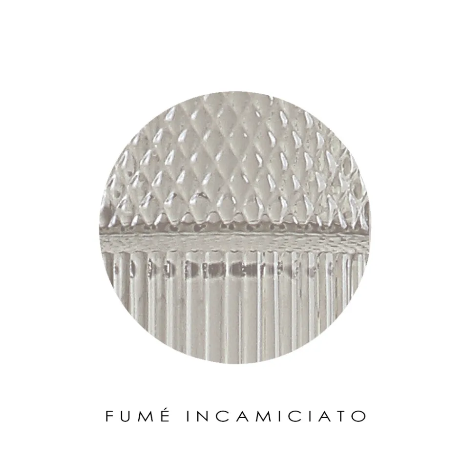 Applique da Parete in Vetro Soffiato a Mano a Venezia e Metallo - Satomi Viadurini