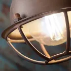 Applique design a tre faretti orientabili in ceramica e metallo Lacey Viadurini