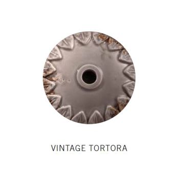 Applique Faretto Stile Industriale Artigianale in Ferro e Ceramica - Loft