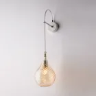 Applique in Ferro con Vetro Pyrex Made in Italy per Arredare L’interno - Amazonia Viadurini