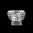 Applique in Ferro e Dorato con Strass Made in Italy per Arredare L’interno - Austria Viadurini