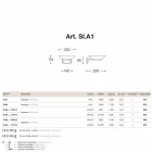 Applique in fusione di ottone anticato e vetro Allegro Viadurini