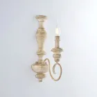 Applique in Legno e Ferro Laccato Made in Italy per Arredare L’interno - Toscana Viadurini