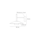 Applique in Metallo di Diverse Finiture Made in Italy - Mira Viadurini