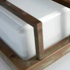 Applique in Ottone Vintage, E27 e Luce d’Atmosfera Made in Italy - Cristallo Viadurini