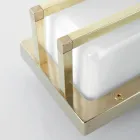 Applique in Ottone Vintage, E27 e Luce d’Atmosfera Made in Italy - Cristallo Viadurini