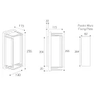 Applique in Ottone Vintage Interamente Realizzata in Italia - Cristallo Viadurini