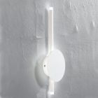Applique LED di Design Moderno in Metallo Bianco, Nero o Oro - Lancetta Viadurini