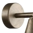 Applique Murale da Esterno in Ferro e Vetro Made in Italy - Nuvoloso Viadurini