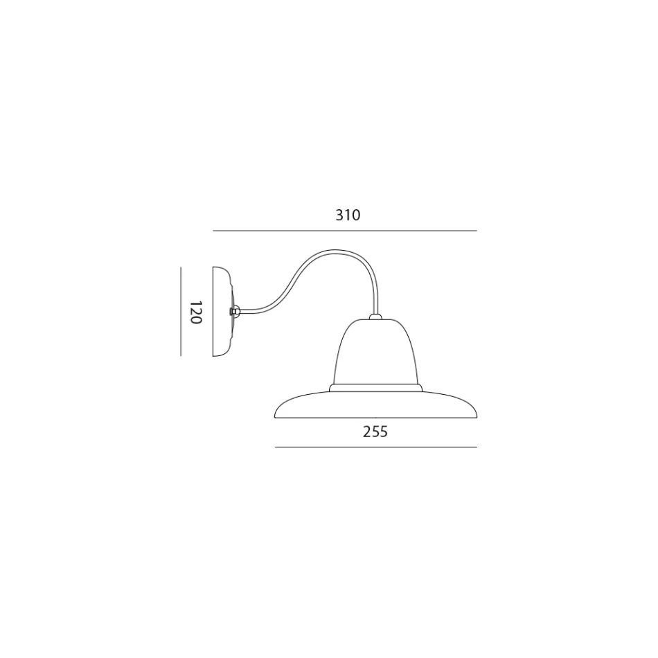 Applique Rotonda da Giardino Artigianale in Galestro Made in Italy - Toscot Spoleto Viadurini