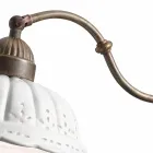 Applique stile liberty in ceramica di Bassano Anita Il Fanale Viadurini