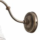 Applique stile liberty in ceramica di Bassano Anita Il Fanale Viadurini