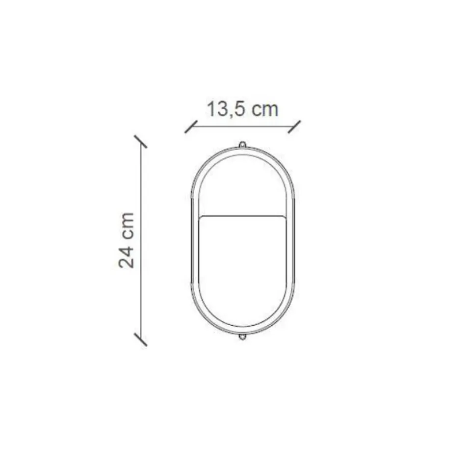 Applique Verticale da Esterno in Ceramica Fiori Dipinti a Mano - Brindisi Viadurini