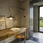 Applique Vintage in Ottone con Braccio Movibile - Meridiana Aldo Bernardi Viadurini