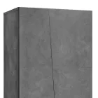 Armadio a 2 Ante in Legno Nobilitato Sostenibile Bianco o Ardesia - Joris Viadurini