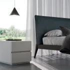 Arredamento Camera da Letto a 7 Elementi Stile Moderno Made in Italy - Polinesia Viadurini