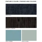 Arredamento Camera da Letto a 7 Elementi Stile Moderno Made in Italy - Polinesia Viadurini