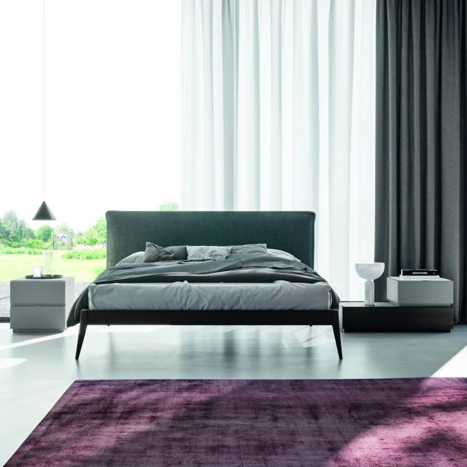 Arredamento Camera da Letto a 7 Elementi Stile Moderno Made in Italy - Polinesia Viadurini