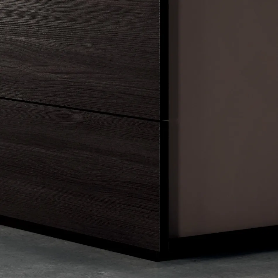 Arredamento Camera da Letto Matrimoniale a 5 Elementi Made in Italy - Scampia Viadurini