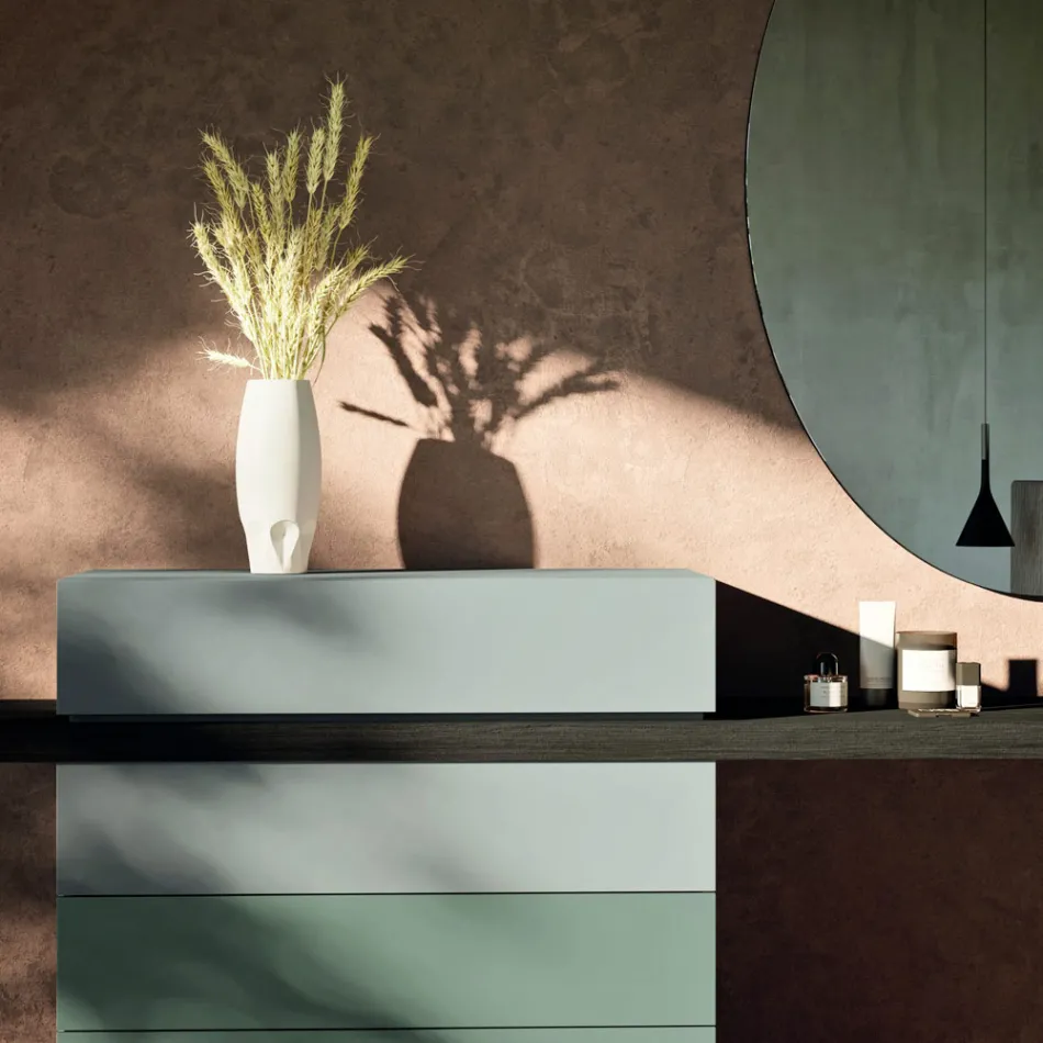 Arredamento per Camera da Letto a 6 Elementi Realizzata in Italia - Rubino Viadurini