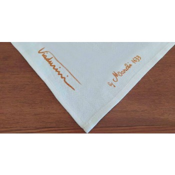 Asciugamano Artigianale Italiano con Stampa Realizzata a Mano in Cotone