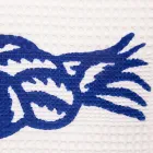 Asciugamano con Stampa Artigianale in Cotone Pezzo Unico Made in Italy - Marchi Viadurini