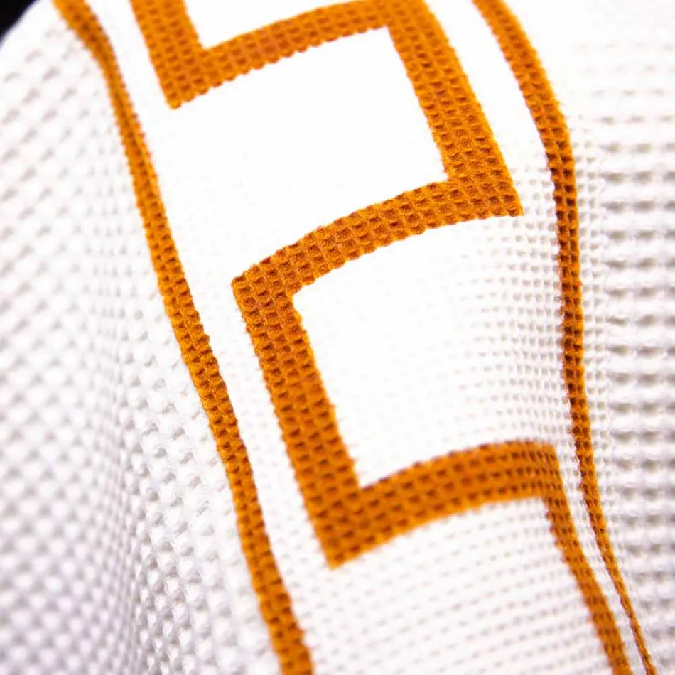 Asciugamano d’Arte Stampato a Mano in Cotone Pezzo Unico Italiano - Marchi Viadurini