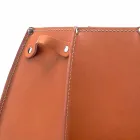 Audrey portaombrelli dal design moderno in cuoio, made in Italy Viadurini